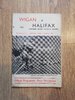 Wigan v Halifax Feb 1962 Rugby League Programme