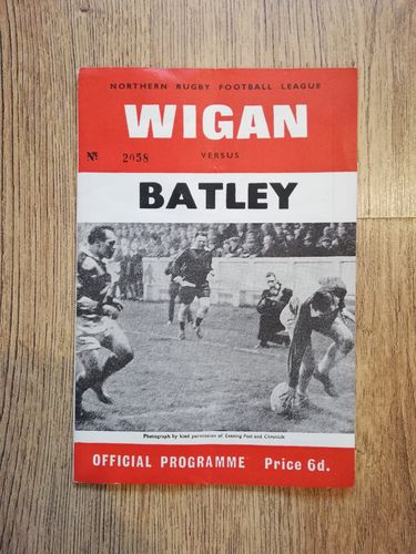 Wigan v Batley Dec 1967 Rugby League Programme