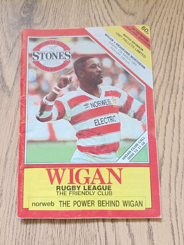 Wigan v Bradford Northern Mar 1989