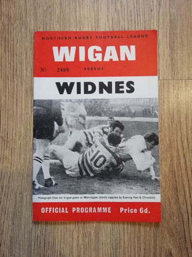 Wigan v Widnes Apr 1969 Championship Play-Off Rugby League Programme