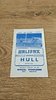Halifax v Hull Feb 1965 Rugby League Programme