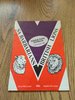 South African Barbarians v British Lions 1980 Rugby Programme