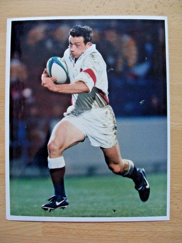 Dan Luger - England Original Rugby Press Photograph
