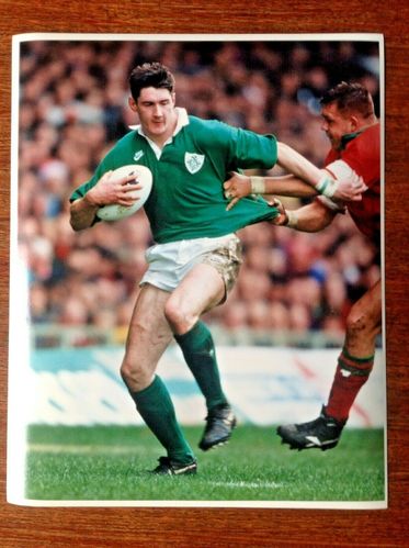 Eddie Halvey - Ireland Original Rugby Press Photograph