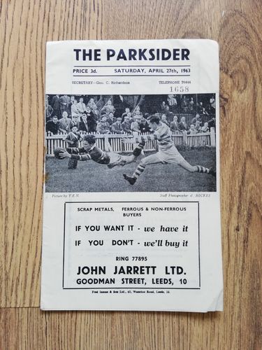 Hunslet v Keighley Apr 1963 Rugby League Programme