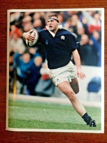 Eric Peters - Scotland Original Rugby Press Photograph