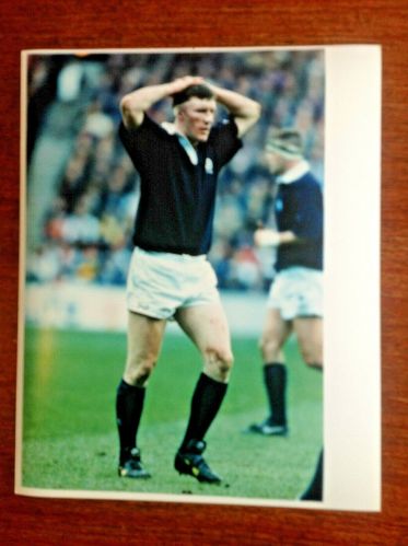 Ian Jardine - Scotland Original Rugby Press Photograph
