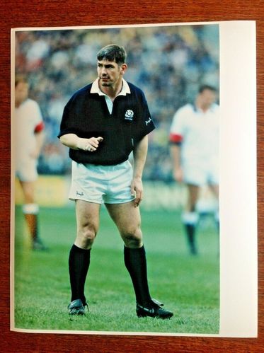 Ian Smith - Scotland Original Rugby Press Photograph