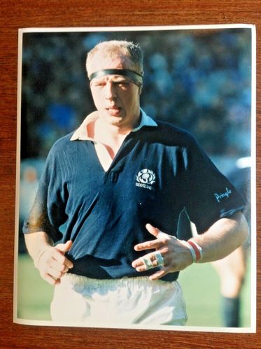 Stewart Campbell - Scotland Original Rugby Press Photograph