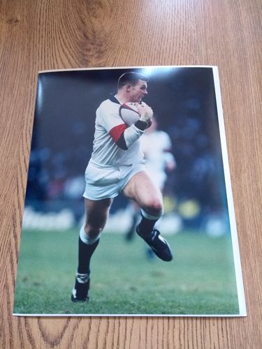Damian Hopley - England Original Rugby Press Photograph