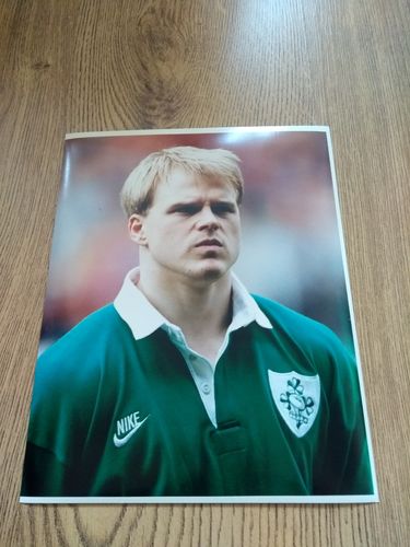 Simon Geoghegan - Ireland Original Rugby Press Photograph