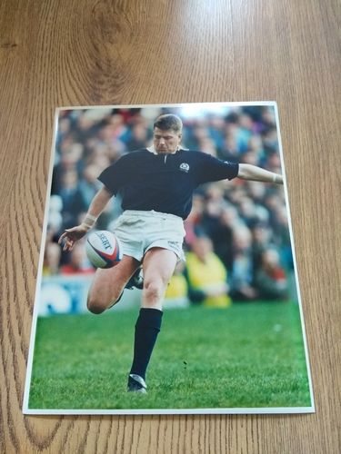 Craig Chalmers - Scotland Rugby Original Press Photograph