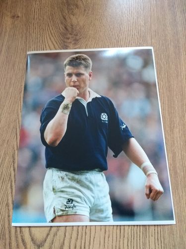 Craig Chalmers : Scotland Rugby Original Press Photograph