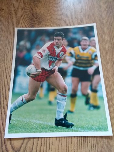 Sean Casey - St Helens Original Rugby League Press Photograph