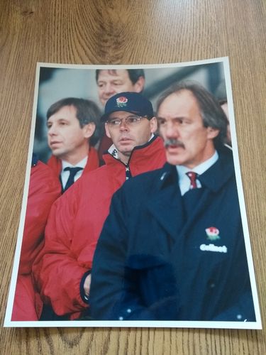 Clive Woodward \ Roger Uttley - England Original Rugby Press Photograph