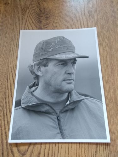 Alan Davies - Wales Coach Original Rugby Press Photograph