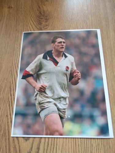 Gareth Archer - England Original Rugby Press Photograph
