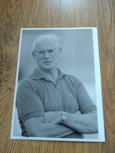 Jack Rowell - England B Coach Original Rugby Press Photograph