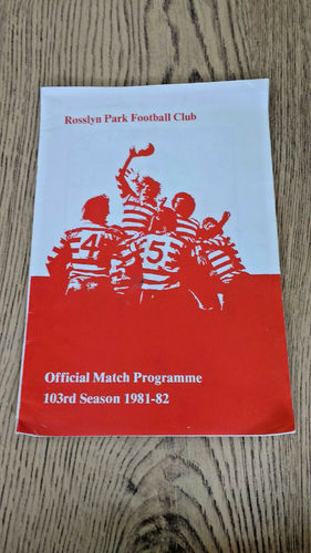 Rosslyn Park v University of Exeter Nov 1982 Rugby Programme