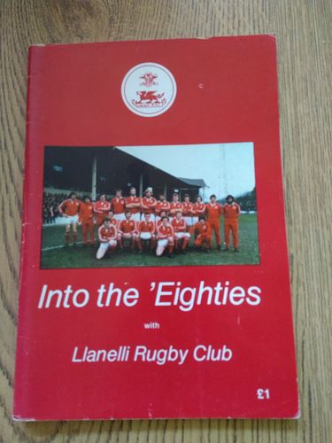' Into the 'Eighties with Llanelli Rugby Club ' 1979 Signed Brochure