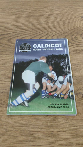 Caldicot v Canton May 1999 Rugby Programme