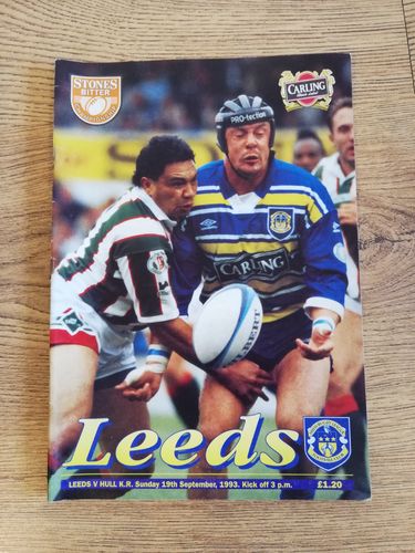 Leeds v Hull KR Sept 1993 Rugby League Programme
