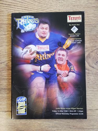 Leeds v Wigan May 1998 Rugby League Programme