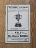 Hull v Hull KR Mar 1959 Challenge Cup Rugby League Programme