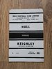 Hull v Keighley May 1964 Rugby League Programme