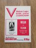 Wigan v Fulham Apr 1982 Rugby League Programme Rugby League Programme