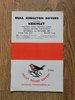 Hull KR v Keighley Oct 1963 Rugby League Programme