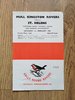 Hull KR v St Helens Feb 1964 Rugby League Programme
