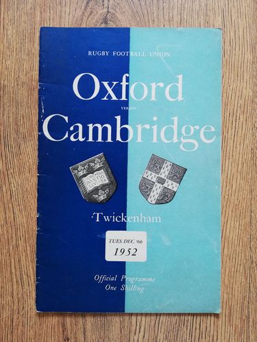 Oxford University v Cambridge University 1952