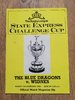 Cardiff City v Widnes Feb 1982 Challenge Cup Rugby League Programme
