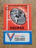 Carlisle v Halifax Oct 1982 Rugby League Programme