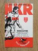Hull KR v Doncaster Aug 1969 Rugby League Programme
