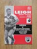 Leigh v Castleford Sept 1992 Rugby League Programme