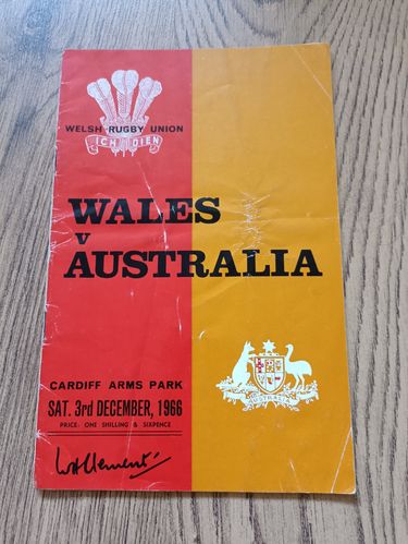 Wales v Australia 1966