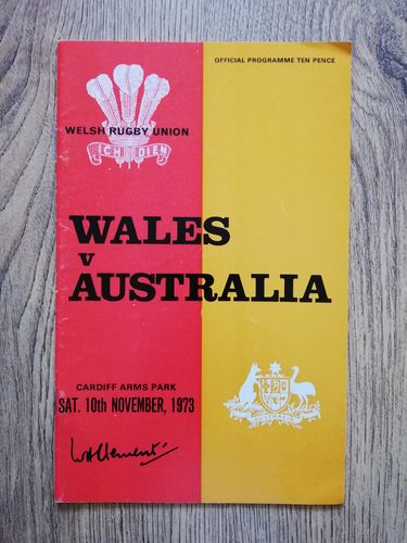 Wales v Australia 1973