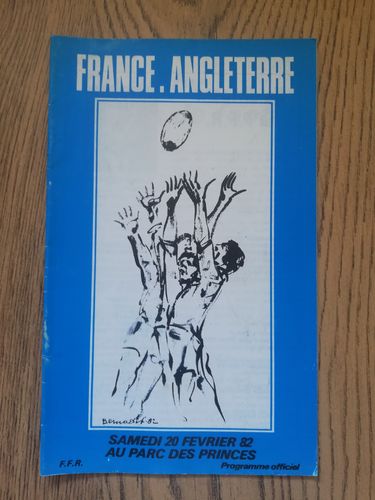 France v England 1982