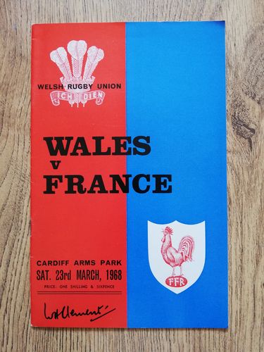 Wales v France 1968