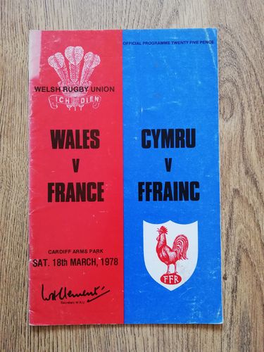 Wales v France 1978