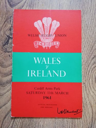 Wales v Ireland 1961