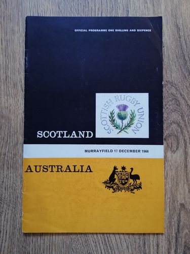 Scotland v Australia 1966