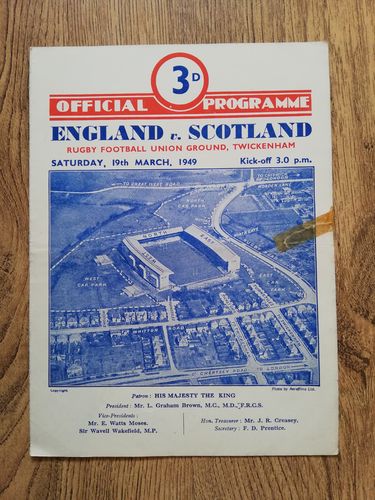 England v Scotland 1949