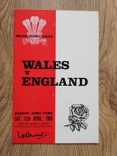 Wales v England 1969