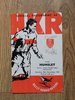 Hull KR v Hunslet Nov 1964 Rugby League Programme