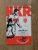 Hull KR v Bramley Feb 1965 Rugby League Programme