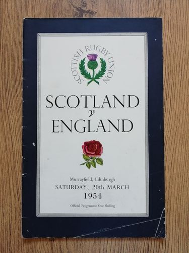 Scotland v England 1954