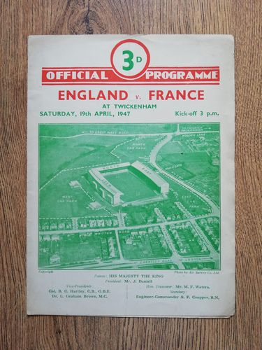 England v France 1947